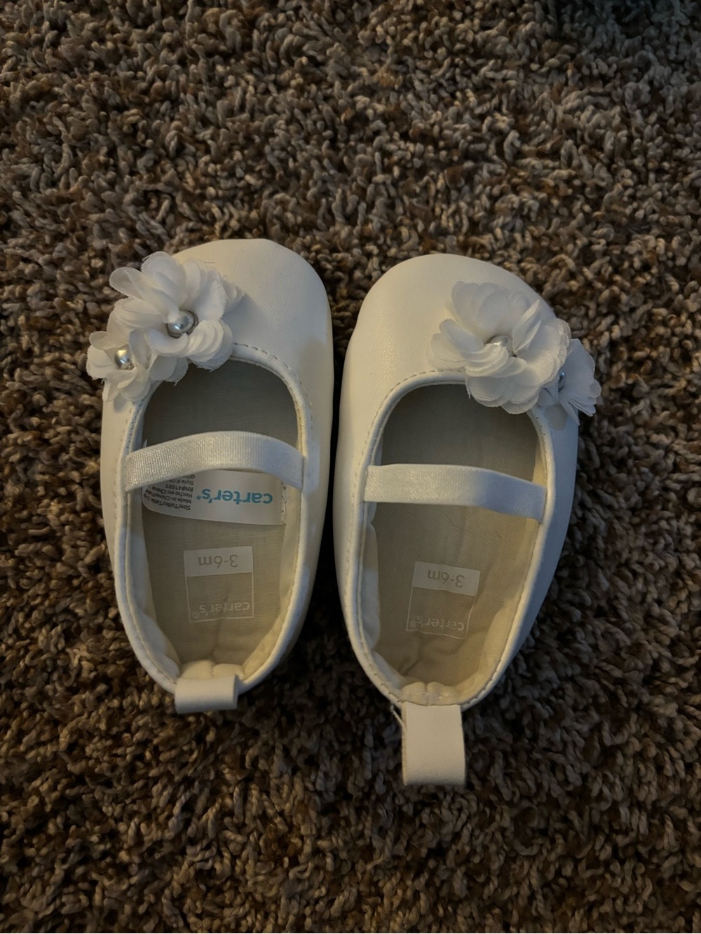 Carters 3-6 months girls dress shoes